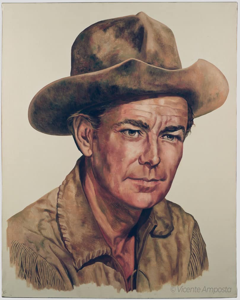 Béla Lugosi-Drácula (...as "Count Dracula") - Pintura Óleo V.Amposta Alan Ladd-Shane (...as Shane)