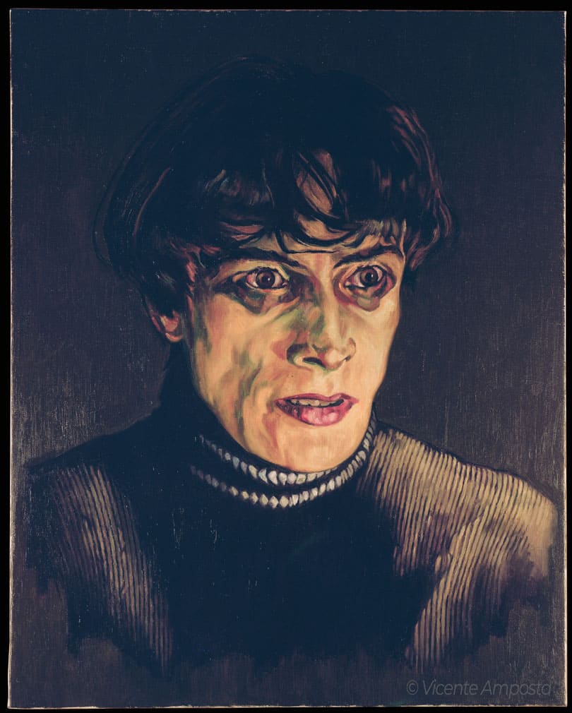 Béla Lugosi-Drácula (...as "Count Dracula") - Pintura Óleo V.Amposta Conrad Veid-The Cabinet of Dr. Caligari (...as "Cesare")