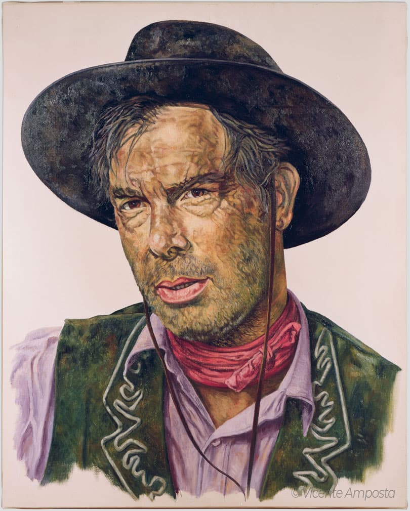 Béla Lugosi-Drácula (...as "Count Dracula") - Pintura Óleo V.Amposta Lee Marvin-The Man Who Shot Liberty Valance (...as "Liberty Valance")