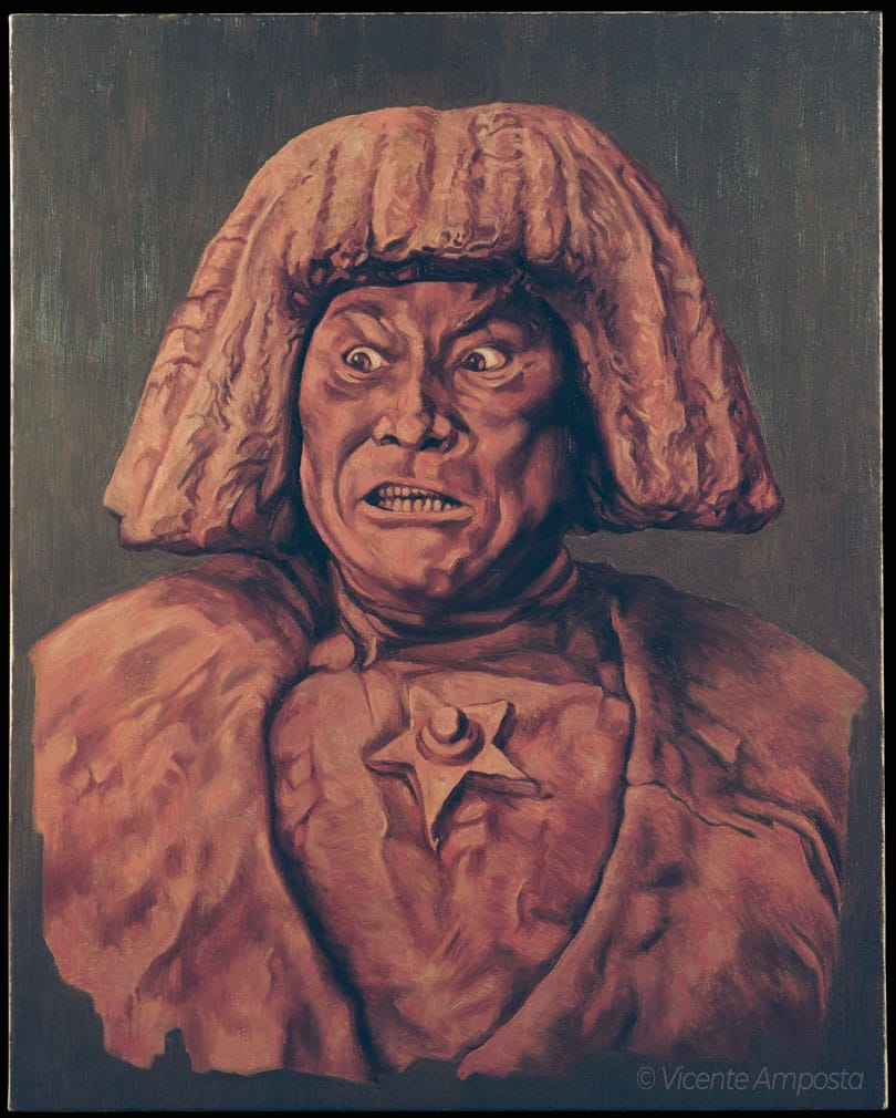 Béla Lugosi-Drácula (...as "Count Dracula") - Pintura Óleo V.Amposta Paul Wegener-The Golem (...as "The Golem")